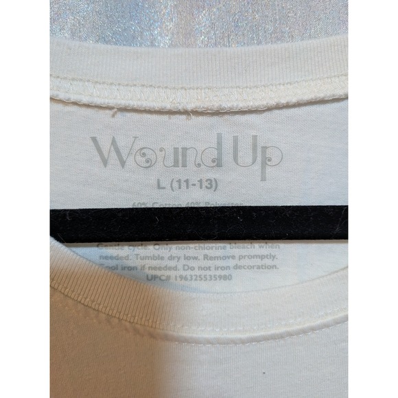 Wound Up Junior L Dancing Skeletons Graphic T-Shirt Halloween Goth Grunge School - Picture 3 of 5